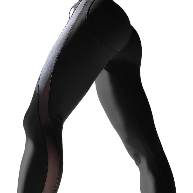 Mesh Patchwork Yoga Sport Legging Pants