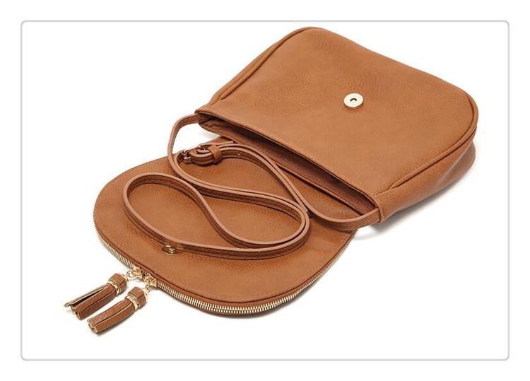 Pu Casual Flap Pocket Slang Bag