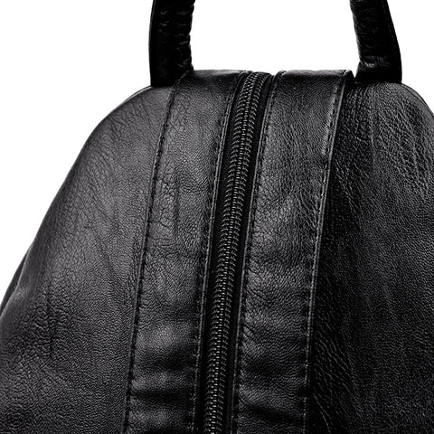 Genuine Leather Sheepskin Vintage Female Shoulder Bag - Sheseelady