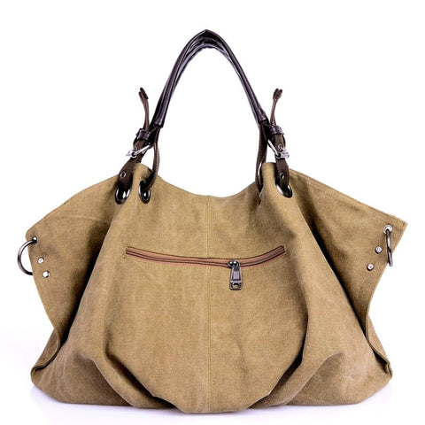 Fashion Casual Women's Large Capacity Canvas Messenger Bags