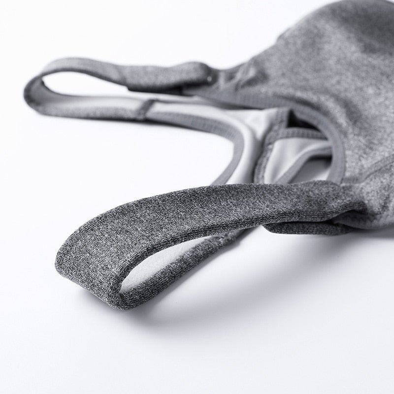 Women's Seamless High Impact Quick Drying Full Coverage Padded Sports Bra White