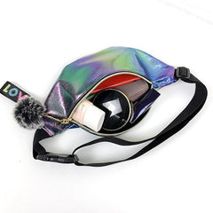 Fashionable Cool Women's Sequins Print Waist Packs