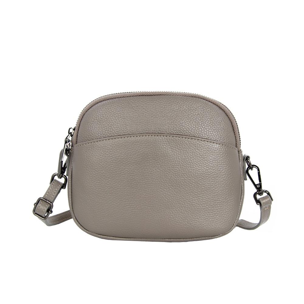 Casual Stylish Women's Shell Shape Genuine Leather Crossbody Bag