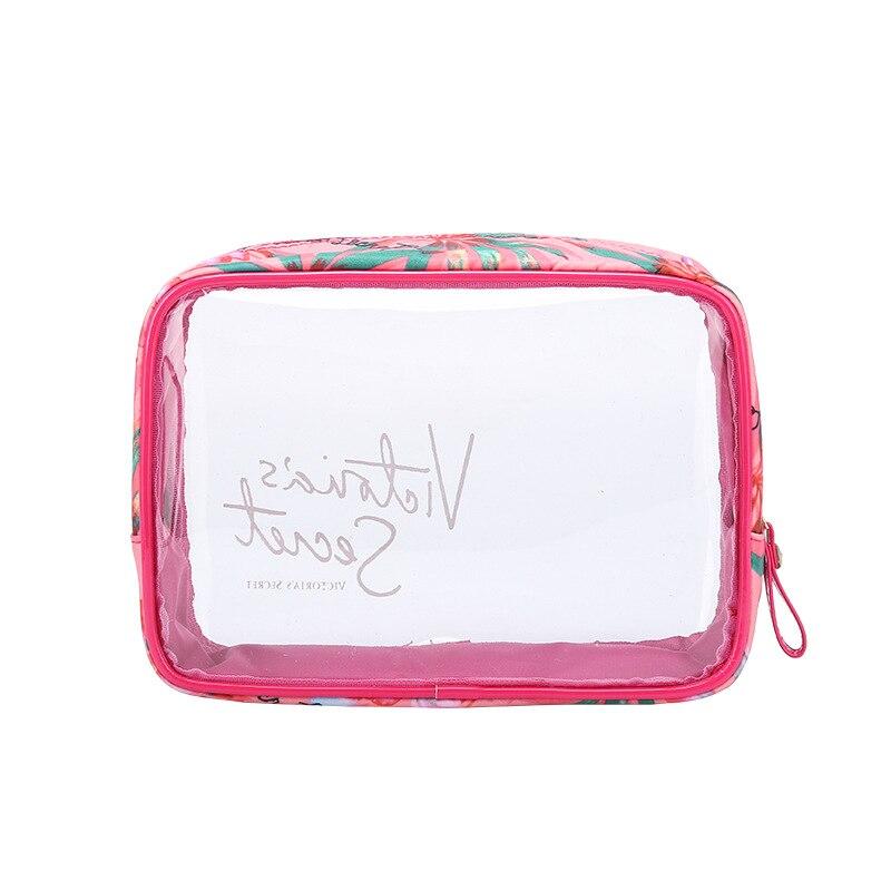 3-piece Set Fashionable Portable Waterproof PVC Cosmetic Bag