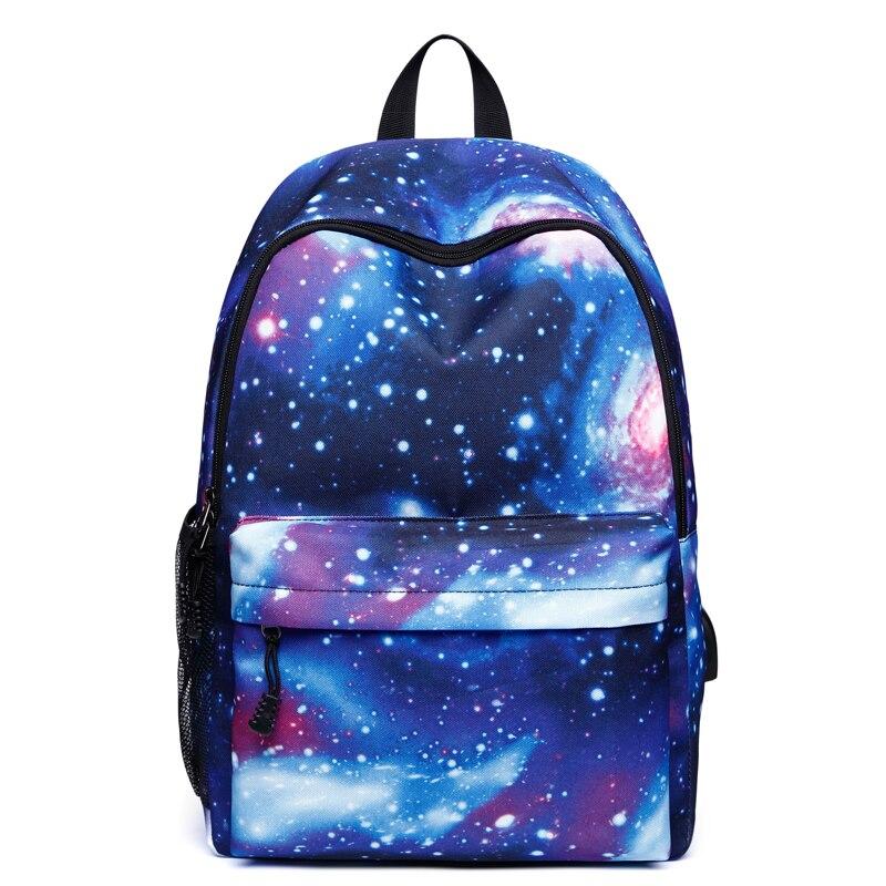 Casual Large Capacity Women's/Men's Canvas Backpacks For USB Charging Travel School