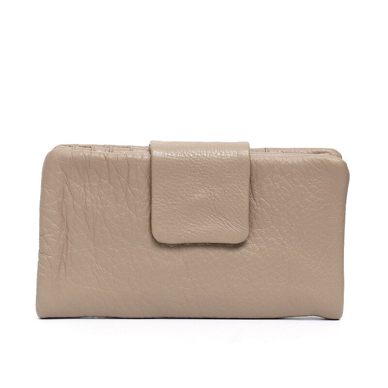 Fashionable Functional Women's Large Leather Handbags For Card Coin