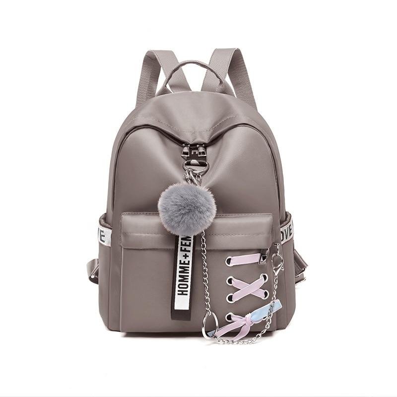 Fashionable Retro Female Waterproof Oxford Backpacks