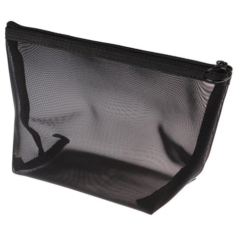 Casual Transparent 3 Pcs/set Zipper Toiletry Mesh Bags For Travel