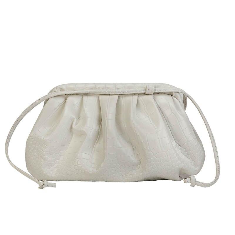 Dumpling Shape Women's Casual Soft Leather Shoulder Bags