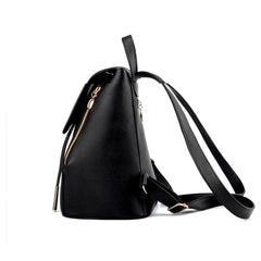 Preppy Style Hasp Closure Softback PU Bag For Girls