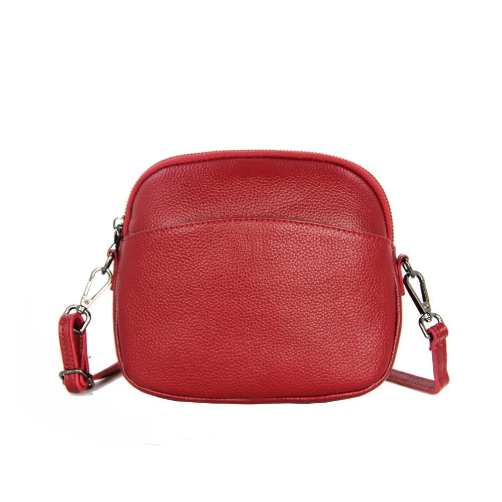 Casual Stylish Women's Shell Shape Genuine Leather Crossbody Bag