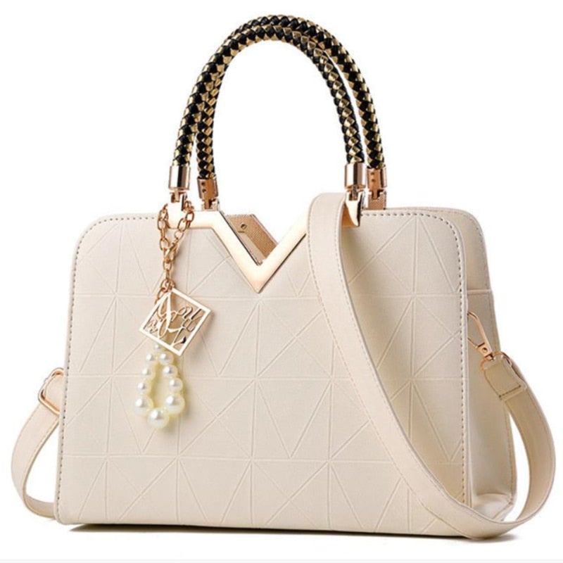 Stylish Women’s Top-handle Leather Totes Bag