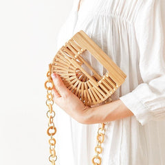 Fashionable High Quality Women's Fashion Bamboo Handbags