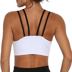 Mesh Breathable Yoga Bra Tops Fitness Shockproof Sportswear