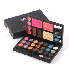 Make Up Cosmetics Including Eye Shadow Blush Powder Tool Kit