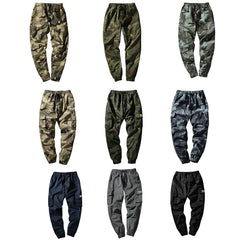 Calça Cargo Camuflagem Primavera Com Bolso Para Homem