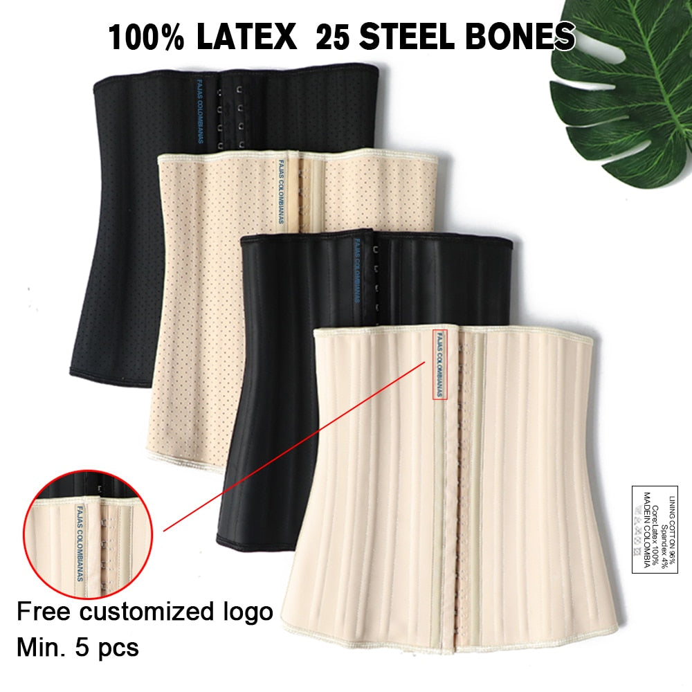 Steel Bone Women Corset Modeling Strap Slimming Body Latex Waist Trainer