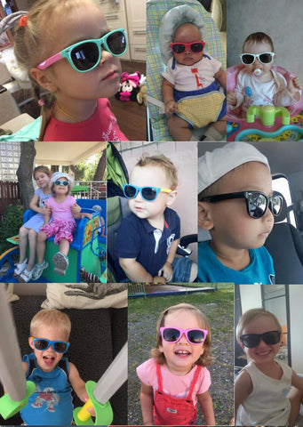 Novos óculos escuros de crianças polarizados de meninas de rapazes