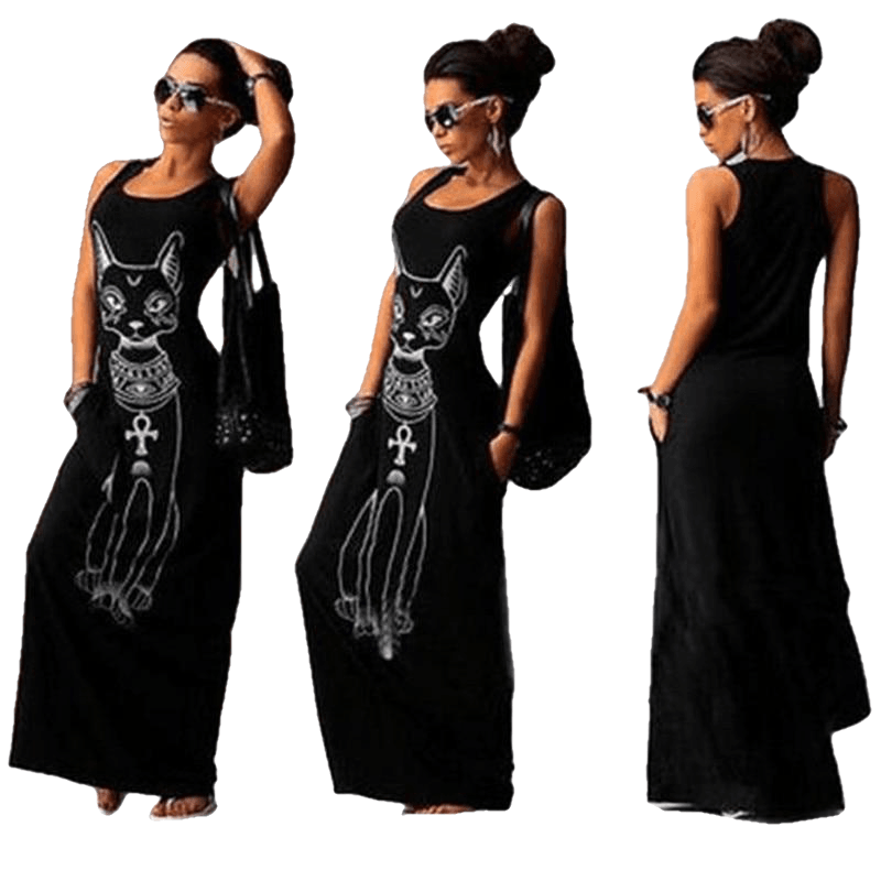 Plus Size Casual Beach Dress Sexy Evening Party Long Maxi
