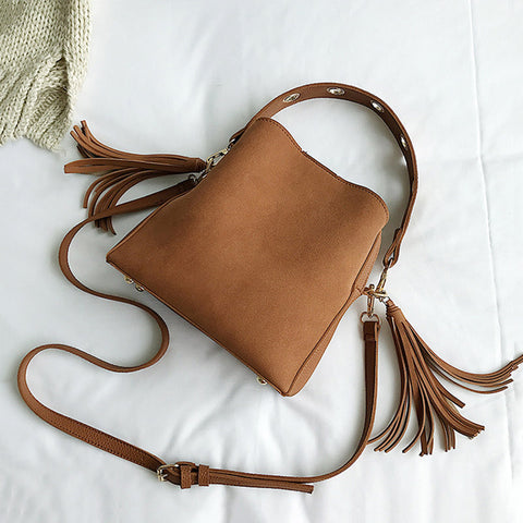 Baquet d’épaule femelle sacs de crossbody vintage pour les femmes seau sac sacs à main designer scrub sac quotidien