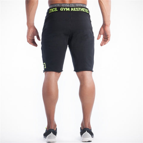 Slim Fit Short Trousers Bodybuilding Jogge Brand Durable Fitness Cotton