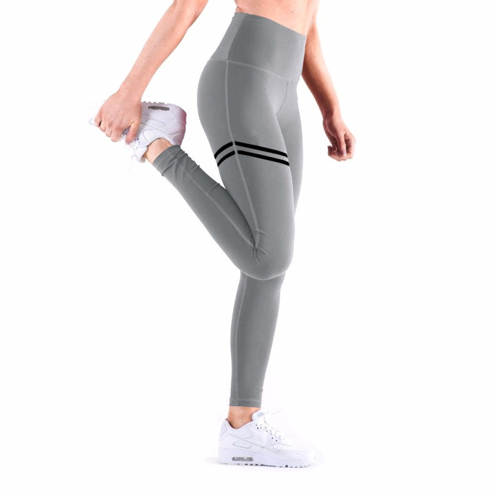 Activewear cintura alta fitness leggings calças femininas