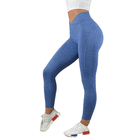 Breathable Sexy Female Patchwork Hight Waist Push Up Leggings For Workout