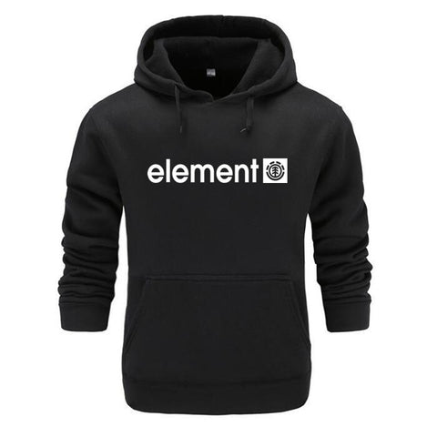 Men Element High Quality Letter Printing Long Show Hoodies
