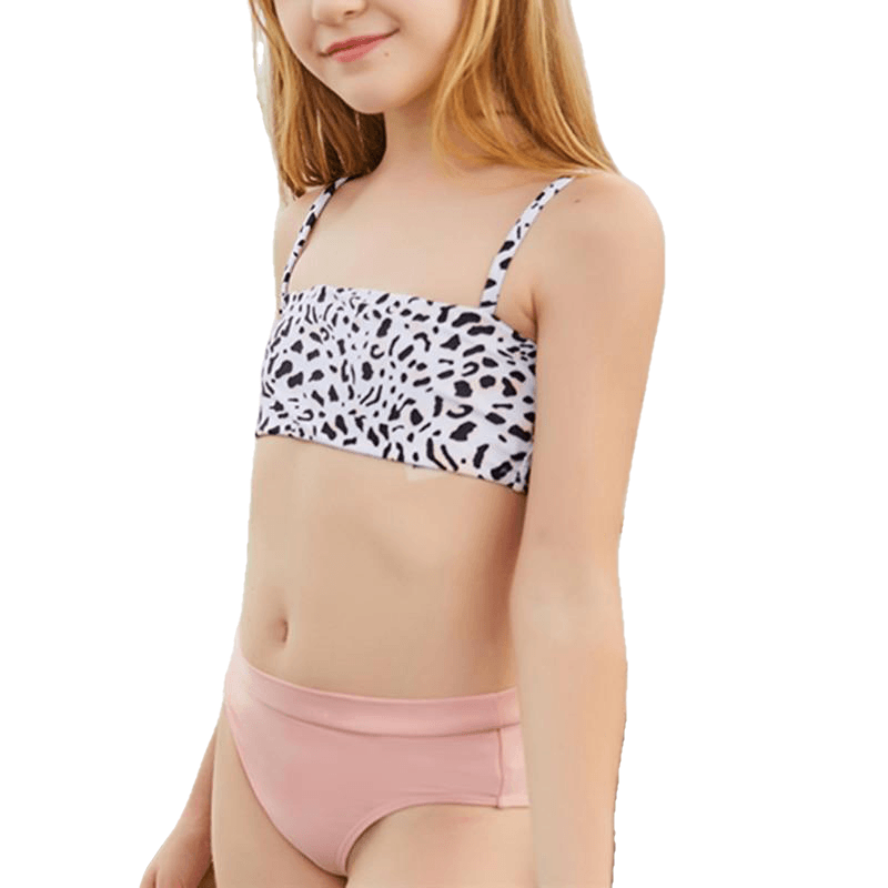 Cute Skin-friendly Girls' Push Up Swimsuit