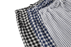 Loose Man Sleeping Pants Plaid Bottoms Pijamas