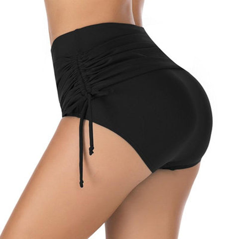 5 Styles Of Stylish Sexy Women's High Waist Swim Skirt With Underwear Solid Color
