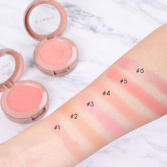 Face Blusher Powder Rouge Makeup Cheek Blusher Powder - Sheseelady