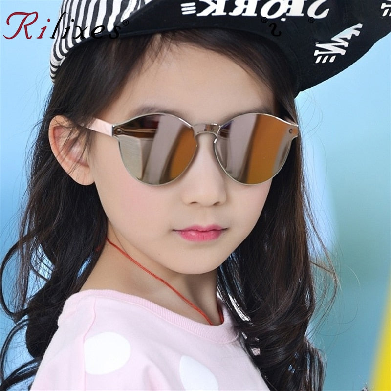 Children Reflective Mirror Sunglasses For Boy&Girls - Sheseelady