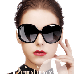 Trendy Classic Oval Shape Plastic Frame Sunglasses For Women