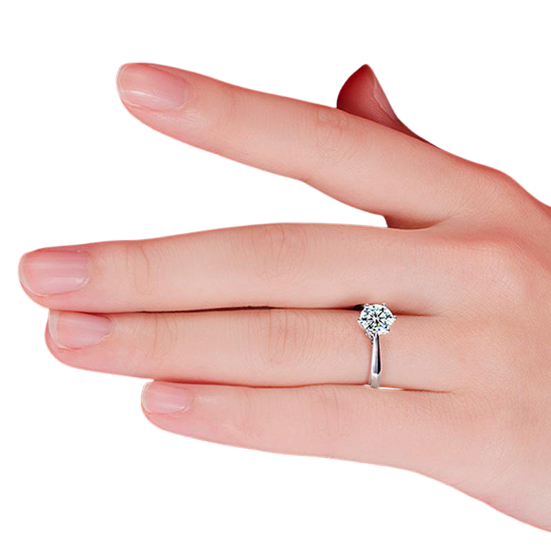 Romantic Wedding Rings Jewelry Cubic Zirconia 925 Sterling