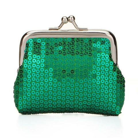 Women Small Coin Wallet Sequins Candy-colored Coins Wedding Gift
