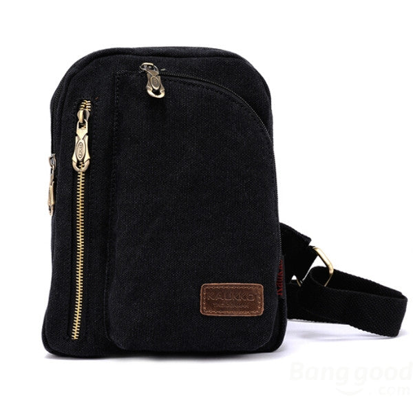 Unisex Casual Canvas Shoulder Bag Chest Pack Messenger