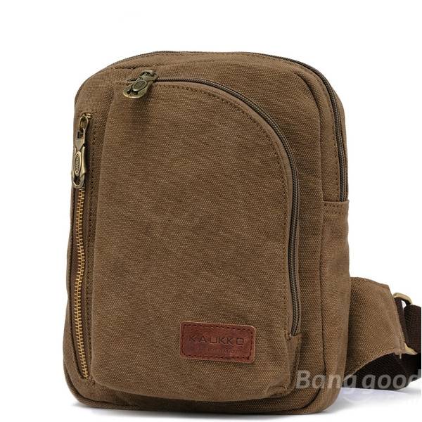 Unisex Casual Canvas Shoulder Bag Chest Pack Messenger