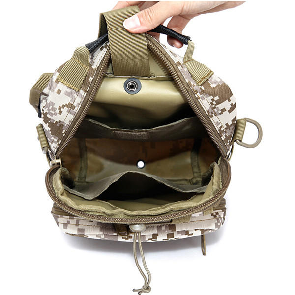 Tactical Outdoor Chest Pack Crossbody Shoulder Bag for Camping & Sports