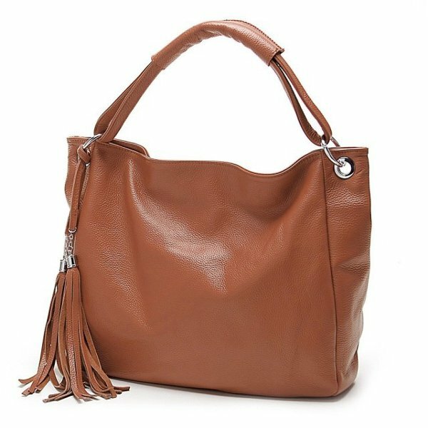 PU Leather Women Vintage Tassel Handbag Luxury Tote Crossbody Bags