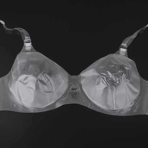 Sexy Thermoplastic Polyurethane Soft Cup Clear Bras With Shoulder Strap
