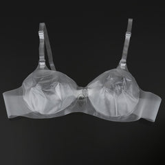 Sutiã transparente sexy feminino com copa leve de poliuretano termoplástico sutiã invisível com alça de ombro Transparente bralette feminino