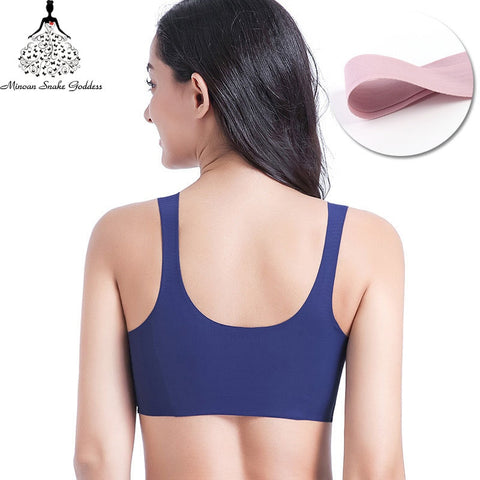 Comfortable Sexy Women's Seamless Push Up Bras Solid Color