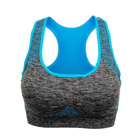 Skin-friendly Shockproof Women's Quick Dry Seamless Push Up Bra For Sports