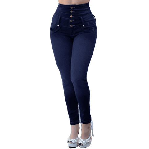 Leisure Stretchy Women's High Waisted Skinny Denim Jeans