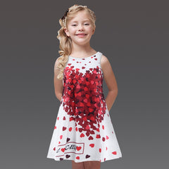 Casual Lovely Girls' Floral Print Princess Tutu Dresses For Party School