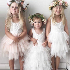 Stylish Lovely Girls' Lace Princess Dresses For Party Ceremony