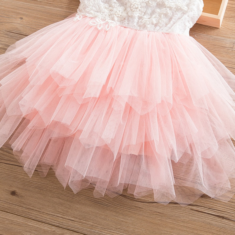 Stylish Lovely Girls' Lace Princess Dresses For Party Ceremony