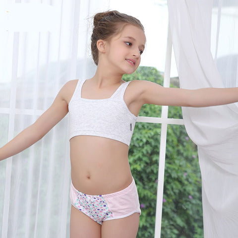 Fashionble Skin-friendly Girls' Cartoon Print Cotton Underwear