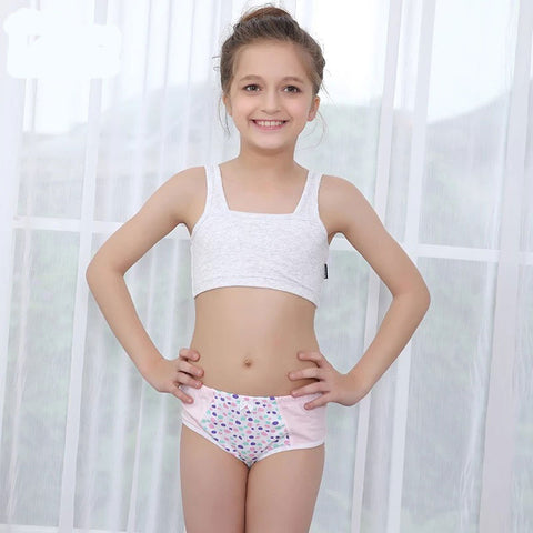 Fashionble Skin-friendly Girls' Cartoon Print Cotton Underwear